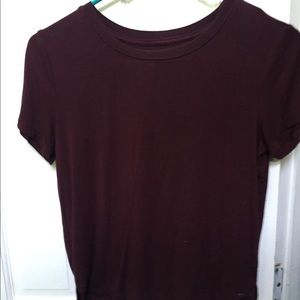 American eagle maroon soft & sexy tee. Size S